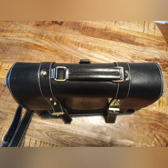 Ecosusi Black Briefcase Messenger Satchel Bag - Picture 5 of 17